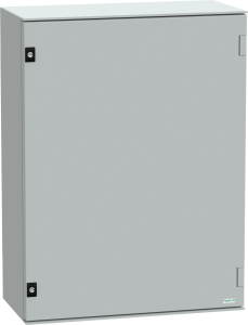 Control cabinet, (H x W x D) 847 x 636 x 300 mm, IP66, polyester, light gray, NSYPLM86PG