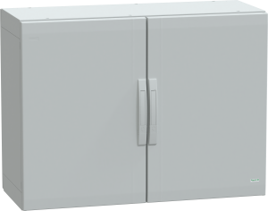 Control cabinet, (H x W x D) 750 x 1000 x 420 mm, IP65, polyester, light gray, NSYPLA7104G