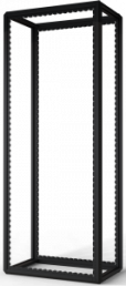 52 U cabinet rack, (H x W x D) 2450 x 600 x 1000 mm, steel, black gray, 20630-123