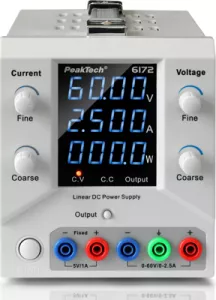 P 6172 PeakTech Bench Power Supplies and Loads