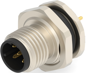 Circular connector, 5 pole, solder connection, straight, T4140512051-000