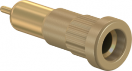 4 mm socket, round plug connection, mounting Ø 6.8 mm, brown, 23.1016-27