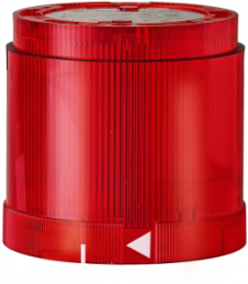 LED permanent light element, Ø 70 mm, red, 115 VAC, IP54