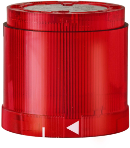 LED permanent light element, Ø 70 mm, red, 115 VAC, IP54