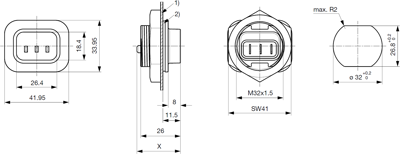 4312.0001 SCHURTER Device Connectors Image 2