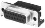 D-Sub connector, 37 pole, standard, angled, solder pin, 5745996-4