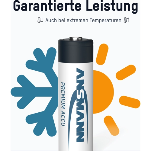 5035052 Ansmann Round Cell Batteries, 9V Block Batteries Image 4