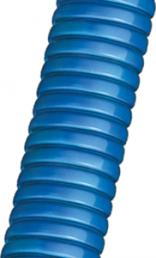 Protective hose, inside Ø 7 mm, outside Ø 10 mm, BR 44 mm, polyurethane, blue