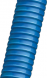 Protective hose, inside Ø 13 mm, outside Ø 17 mm, BR 67 mm, polyurethane, blue