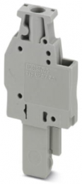 Plug, screw connection, 0.14-4.0 mm², 1 pole, 24 A, 6 kV, gray, 3045145