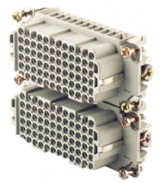 Socket contact insert, 6, 72 pole, unequipped, crimp connection, with PE contact, 1651260000