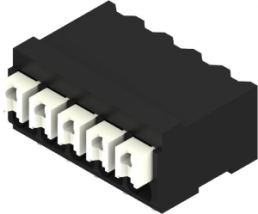 PCB terminal, 5 pole, pitch 3.5 mm, AWG 28-14, 12 A, spring-clamp connection, black, 1473520000