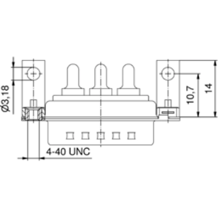 3005W5SXX73G20X CONEC D-Sub Connectors Image 2