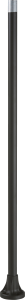 Mounting foot with tube, black, (Ø x L) 25 x 800 mm, for Harmony XVB, XVBZ04