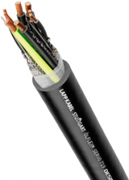 PVC servo line ÖLFLEX SERVO 719 6 G 4G1.5 mm² + 2 x0.75 mm², unshielded, black