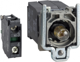 Auxiliary switch block, 1 Form A (N/O), 240 V, 3 A, ZB4BW041