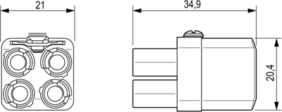 3103540000 Weidmüller Contact Inserts Image 2