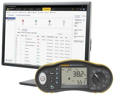 FLUKE 1663 DE FTT KIT Fluke VDE testers, Installation testers, Insulation testers