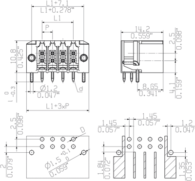 1359170000 Weidmüller PCB Connection Systems Image 2