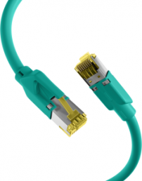 Patch cable, RJ45 plug, straight to RJ45 plug, straight, Cat 6A, S/FTP, LSZH, 25 m, green