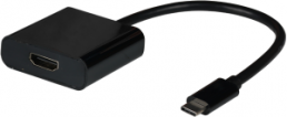 USB type C - HDMI adapter, 4K30Hz, black