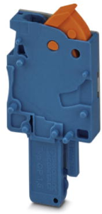Plug, quick connection, 0.25-1.5 mm², 1 pole, 17.5 A, 6 kV, blue, 3051085