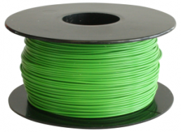 PVC-switching wire, Yv, 0.79 mm², green, outer Ø 1.8 mm