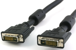 DVI-D connection cable, with ferrite, black, 15 m, ICOC-DVI-8115F