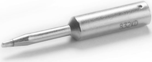 Soldering tip, Chisel shaped, Ø 8.5 mm, (T x L x W) 1 x 55 x 2.2 mm, 0832KD/SB