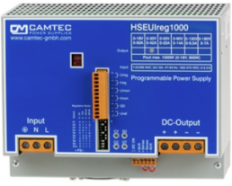 Power supply, programmable, 0 to 50 VDC, 25 A, 1000 W, HSEUIREG10001.050