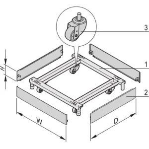 23130-371 SCHROFF Accessories for Enclosures