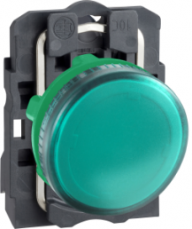 Signal light, waistband round, green, mounting Ø 22 mm, XB5AV63