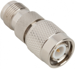 Coaxial adapter, 50 Ω, TNC plug to RP TNC socket, straight, 122498RP-10