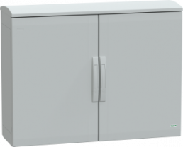 Control cabinet, (H x W x D) 750 x 1000 x 320 mm, IP44, polyester, light gray, NSYPLAT7103G