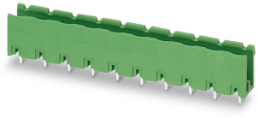 Pin header, 6 pole, pitch 7.5 mm, straight, green, 1766495