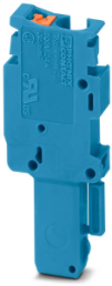 Plug, push-in connection, 0.14-4.0 mm², 1 pole, 24 A, 6 kV, blue, 3210017