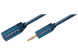 Audio extension cable, 5 m, gold-plated, dark blue