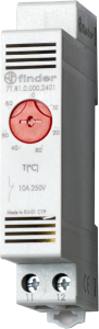 Thermostat, (N/C) 20-60 °C, (W x H) 17.5 x 88.8 mm, 7T.81.0.000.2402