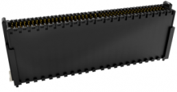 Pin header, 80 pole, pitch 0.8 mm, straight, black, 405-55080-51