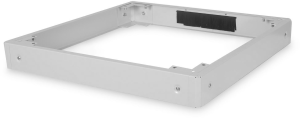 Base for Unique & Dynamic Basic network cabinets, light gray, (L x W x H) 800 x 800 x 100 mm, DN-19 PLINTH-8/8-1