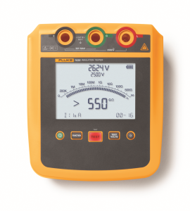 Insulation tester FLUKE-1535, CAT IV 600 V, 200 kΩ to 50 GΩ, 600 V (DC), 600 V (AC)