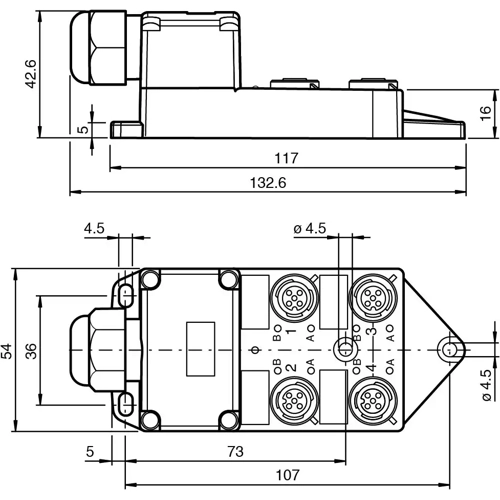 259973 PEPPERL+FUCHS Sensor-Actuator Distribution Boxes Image 2