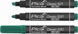 Permanent marker 2-6mm Chisel tip green