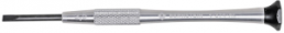 Watchmaker screwdriver, 2.5 mm, slotted, BL 22 mm, L 100 mm, 4-374-AL