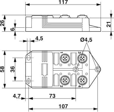 1517084 Phoenix Contact Sensor-Actuator Distribution Boxes Image 2