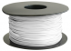 PVC-switching wire, Yv, white, outer Ø 1.1 mm