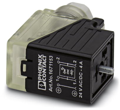 1671153 Phoenix Contact DIN Valve Connectors Image 1