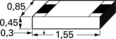 MCT06030C1102FP500 Vishay SMD Resistors Image 2