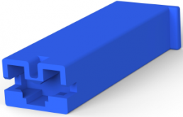 Insulating grommet for 4.75 mm, 1 pole, nylon, UL 94V-0, blue, 173974-6
