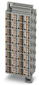 Shunting honeycomb, push-in connection, 0.14-2.5 mm², 32 pole, 17.5 A, 6 kV, gray, 3270310
